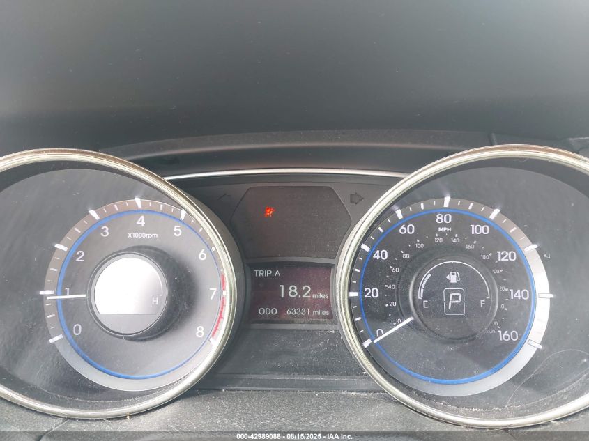 2011 Hyundai Sonata Gls VIN: 5NPEB4AC1BH301012 Lot: 42989088