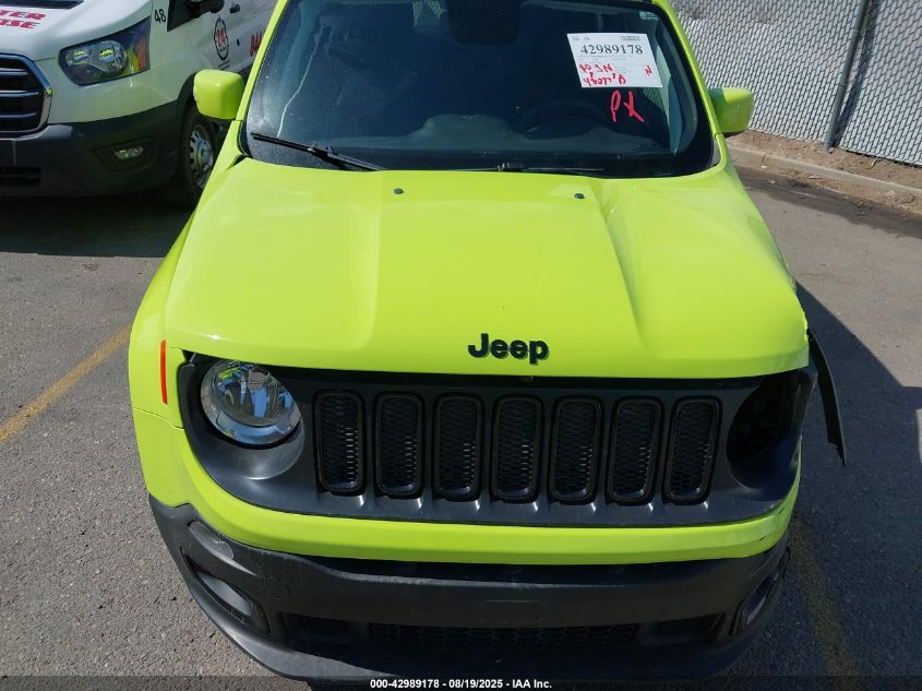 2018 Jeep Renegade Altitude Fwd VIN: ZACCJABB5JPJ70488 Lot: 42989178
