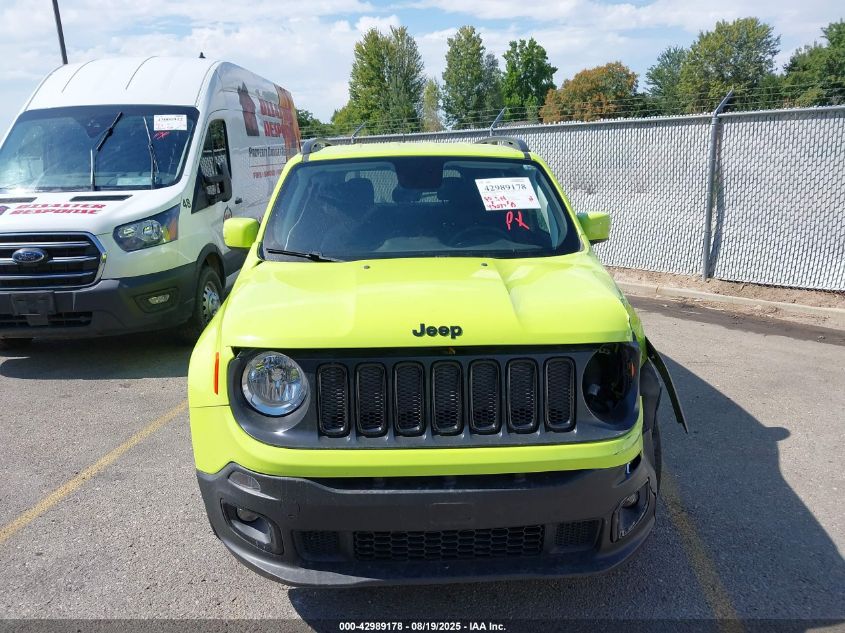 2018 Jeep Renegade Altitude Fwd VIN: ZACCJABB5JPJ70488 Lot: 42989178