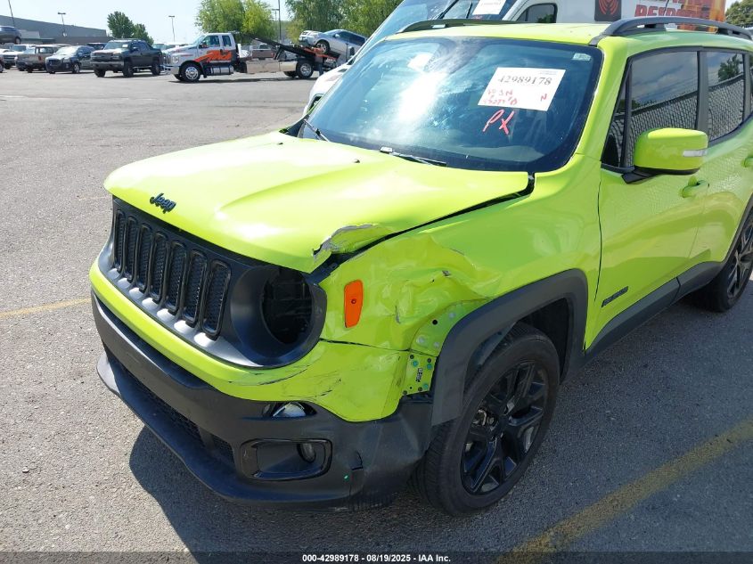2018 Jeep Renegade Altitude Fwd VIN: ZACCJABB5JPJ70488 Lot: 42989178