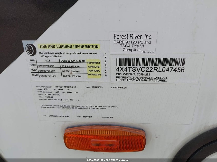 2024 SURVEYOR OTHER(VIN: 4X4TSVC22RL047456