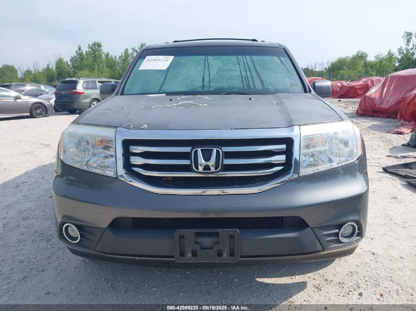 2012 Honda Pilot Ex-L VIN: 5FNYF4H54CB049605 Lot: 42989220
