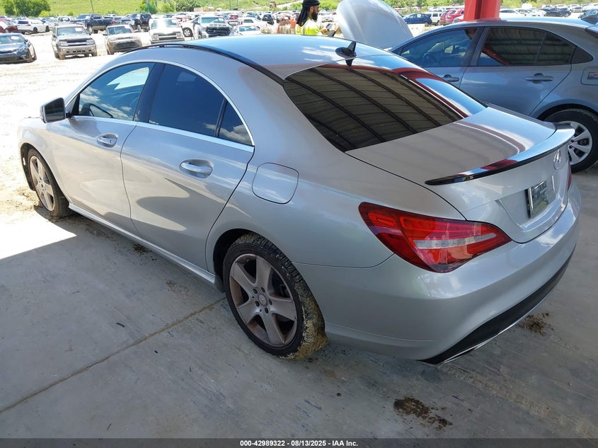 2017 Mercedes-Benz Cla 250 silver sedan gasoline WDDSJ4EB0HN449187 photo #4