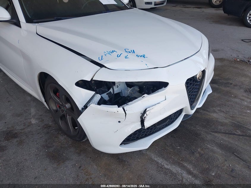 2019 ALFA ROMEO GIULIA SPORT AWD ZARFANAN0K7610057