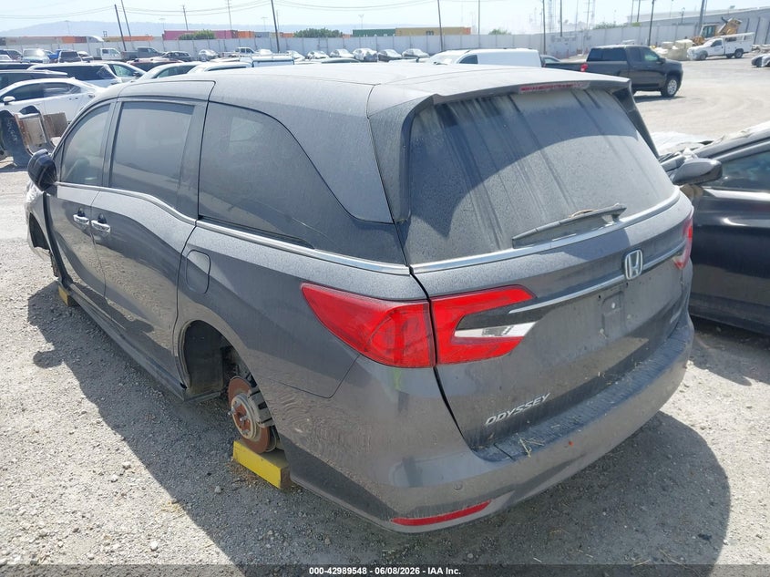 Vin: 5fnrl6h91nb069521, lot: 43483592, honda odyssey elite 20223