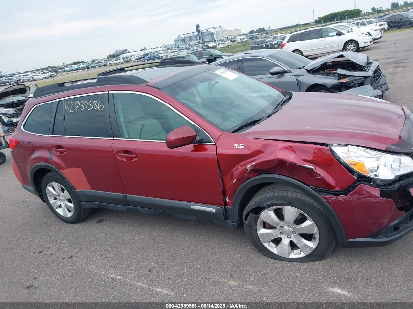 2011 Subaru Outback 3.6R Limited VIN: 4S4BRELCXB2330782 Lot: 42989586