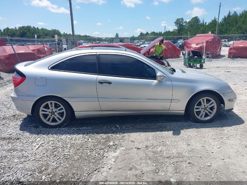 2003 Mercedes-Benz C 230K Sport Coupe VIN: WDBRN40J53A388235 Lot: 42990526