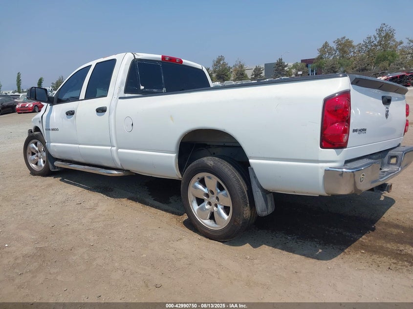 2007 Dodge Ram 1500 Slt white truck gasoline 1D7HA18267J580215 photo #4