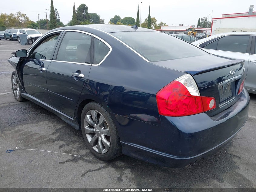 2007 Infiniti M35 blue sedan gasoline JNKAY01E77M313782 photo #4