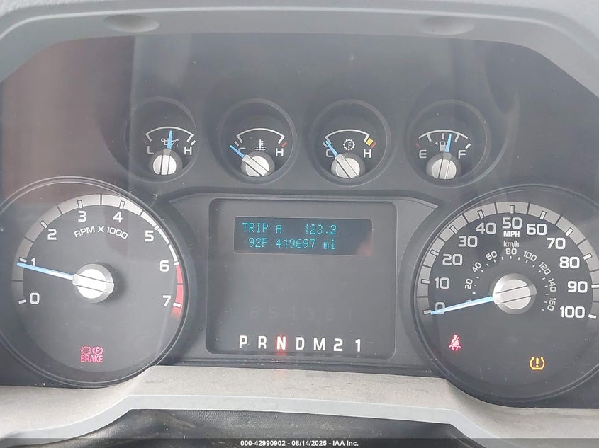 2012 Ford F-250 Xl VIN: 1FT7X2B6XCEC58699 Lot: 42990902