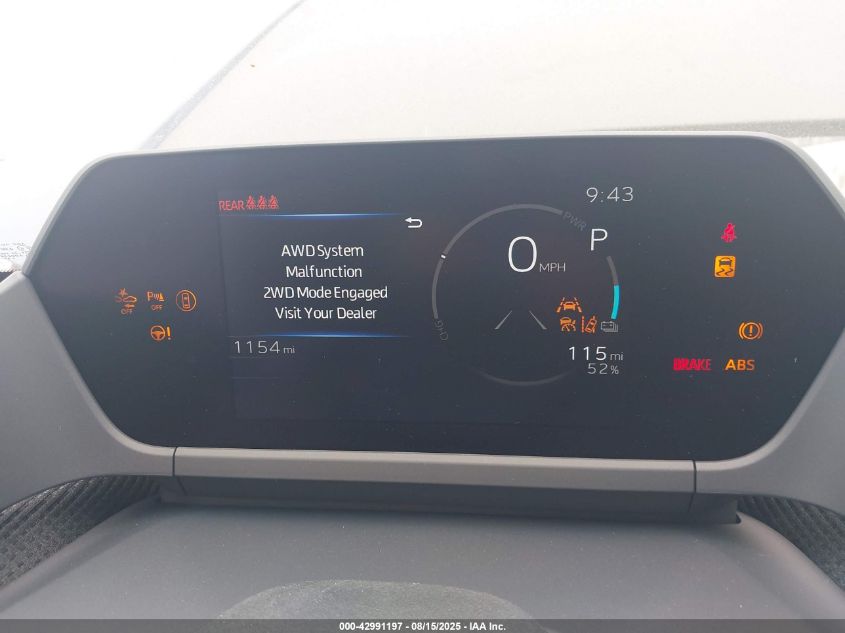 2025 Subaru Solterra Limited VIN: JTMABABA1SA096499 Lot: 42991197