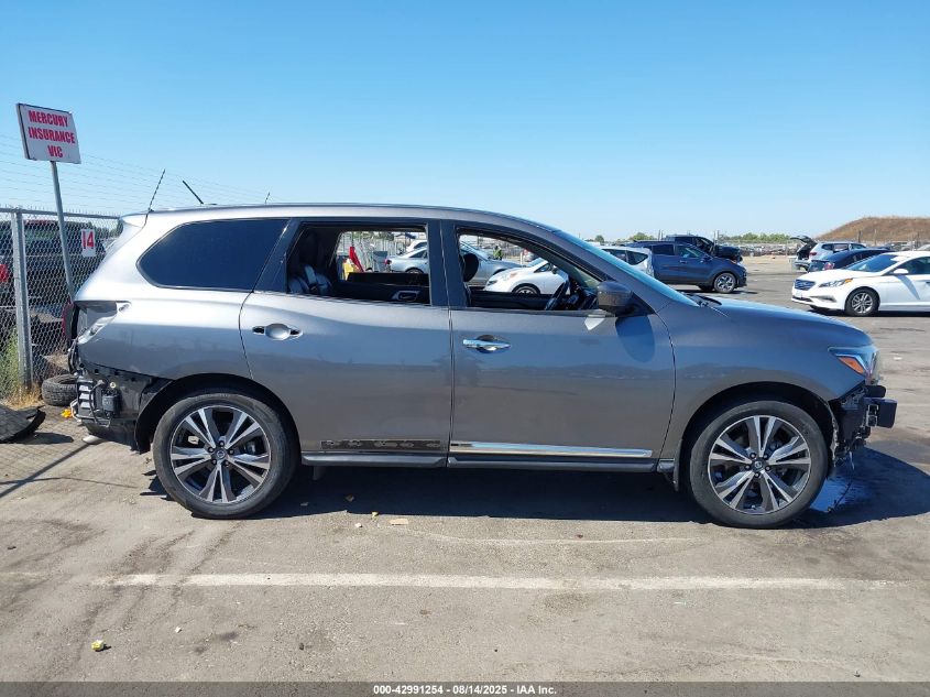 2018 Nissan Pathfinder Platinum VIN: 5N1DR2MN5JC664735 Lot: 42991254