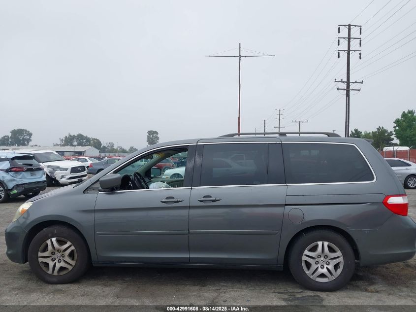 2007 Honda Odyssey Ex-L VIN: 5FNRL38717B137056 Lot: 42991608