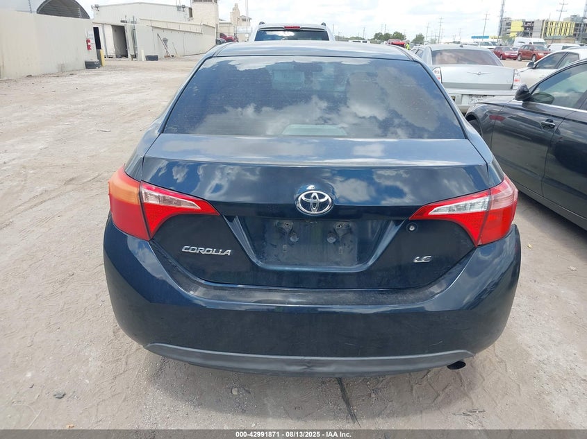 2017 Toyota Corolla Le VIN: 5YFBURHE3HP654591 Lot: 42991871