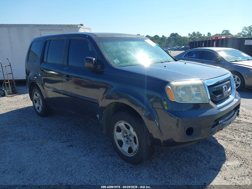 Vin: 5fnyf3h25ab020630, lot: 43486042, honda pilot lx 20101