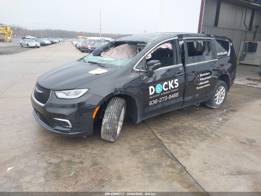 Vin: 2c4rc1fg6rr102494, lot: 43486783, chrysler pacifica touring 20242