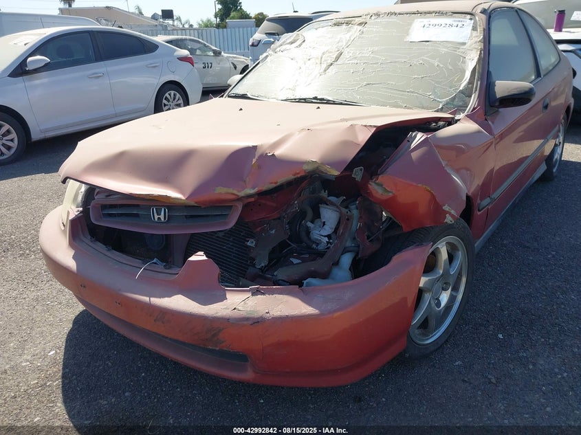 1996 Honda Civic Hx VIN: 1HGEJ7225TL069717 Lot: 42992842