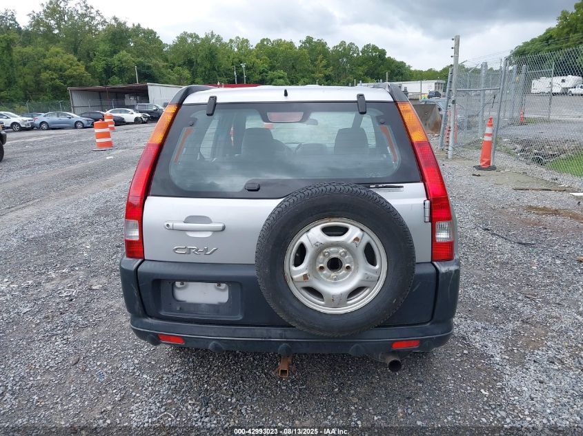 2002 Honda Cr-V Lx VIN: JHLRD68482C016697 Lot: 42993023