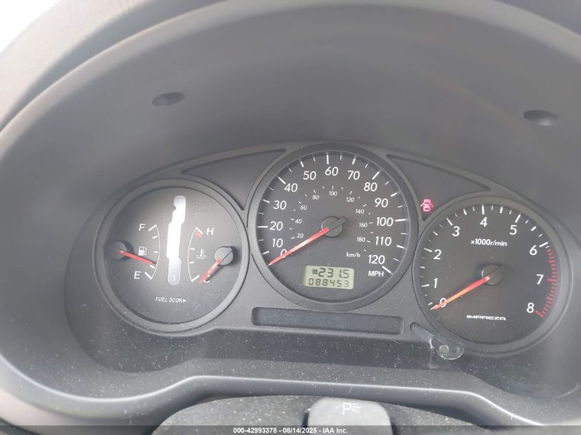 2005 Subaru Impreza 2.5Rs VIN: JF1GG67535H815516 Lot: 42993378