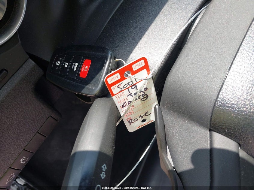 2019 Toyota Camry Xse VIN: 4T1B61HKXKU212866 Lot: 42993428