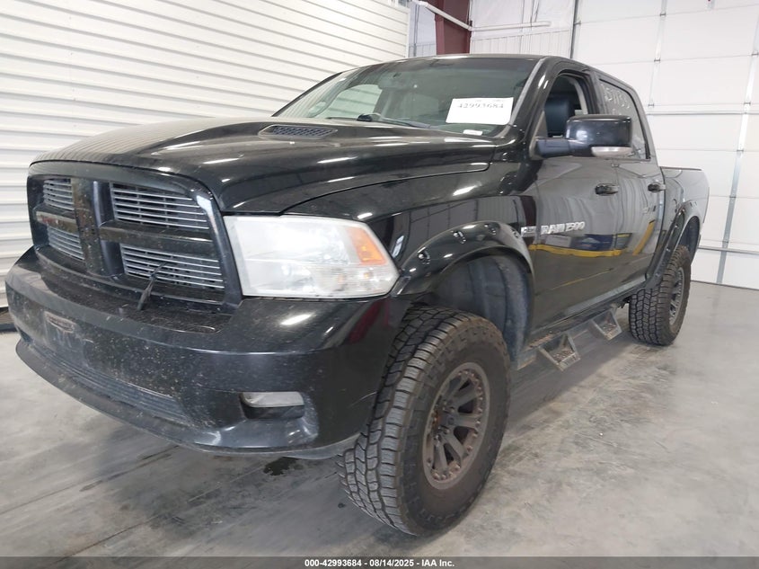 Vin: 1c6rd7mt7cs257133, lot: 43487750, ram 1500 sport 20122
