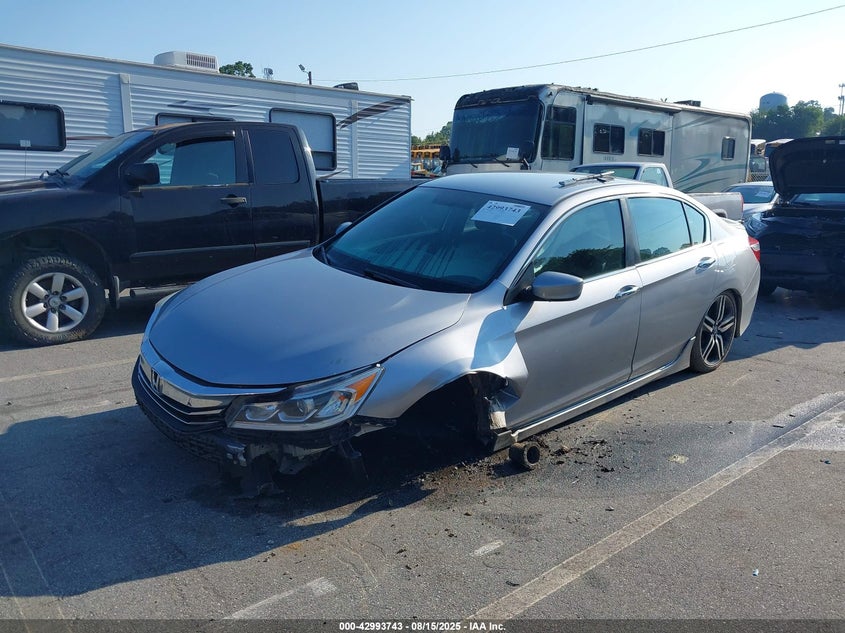 2016 HONDA ACCORD SPORT 1HGCR2F52GA205035