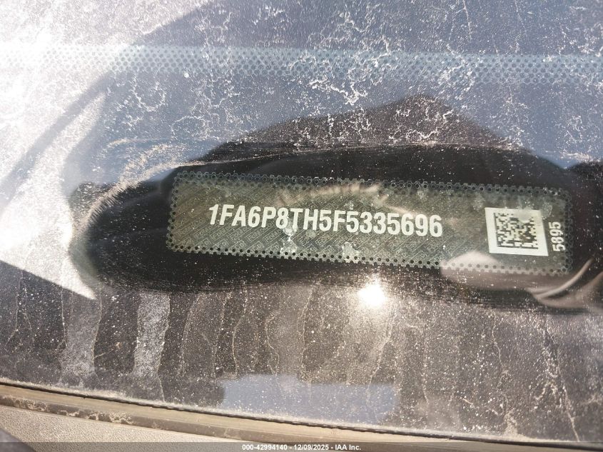 2015 Ford Mustang Ecoboost VIN: 1FA6P8TH5F5335696 Lot: 42994140