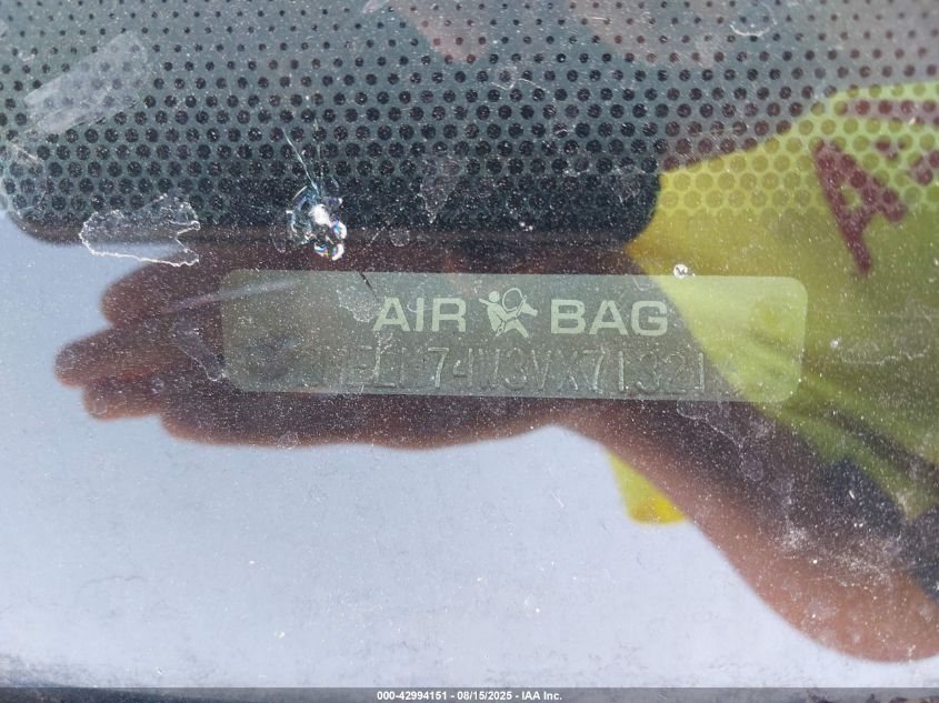 1997 Mercury Grand Marquis Gs VIN: 2MELM74W3VX713216 Lot: 42994151