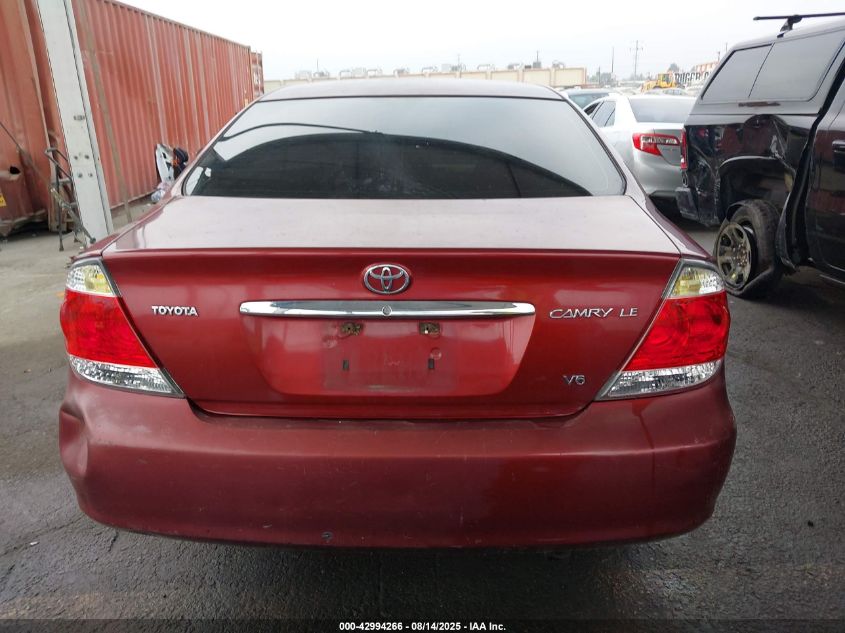 2006 Toyota Camry Le V6 VIN: 4T1BF32K96U119296 Lot: 42994266