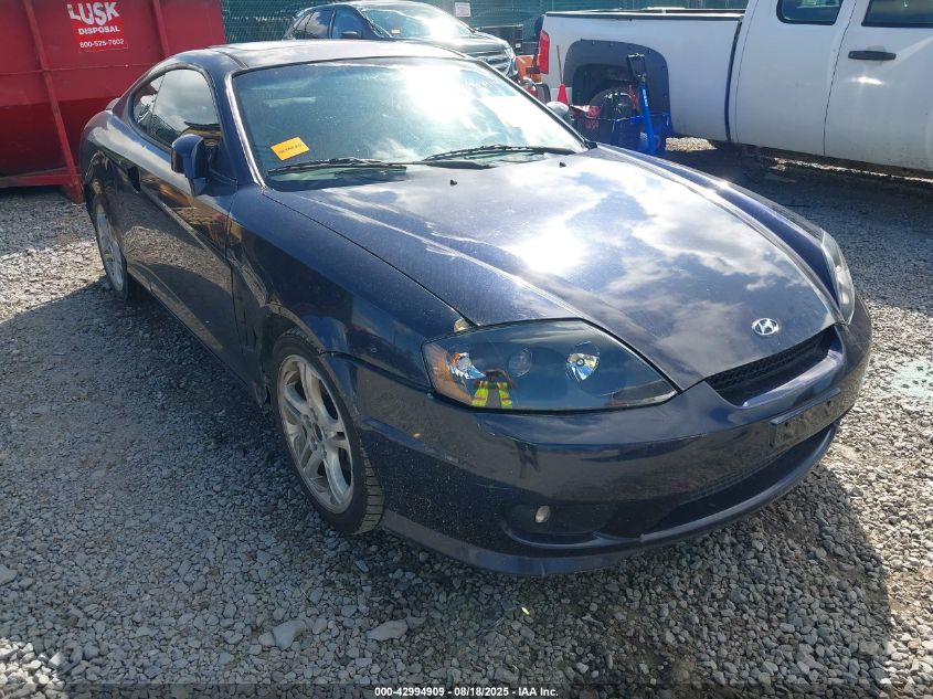 2005 Hyundai Tiburon Gt/Se VIN: KMHHN65F95U183530 Lot: 42994909