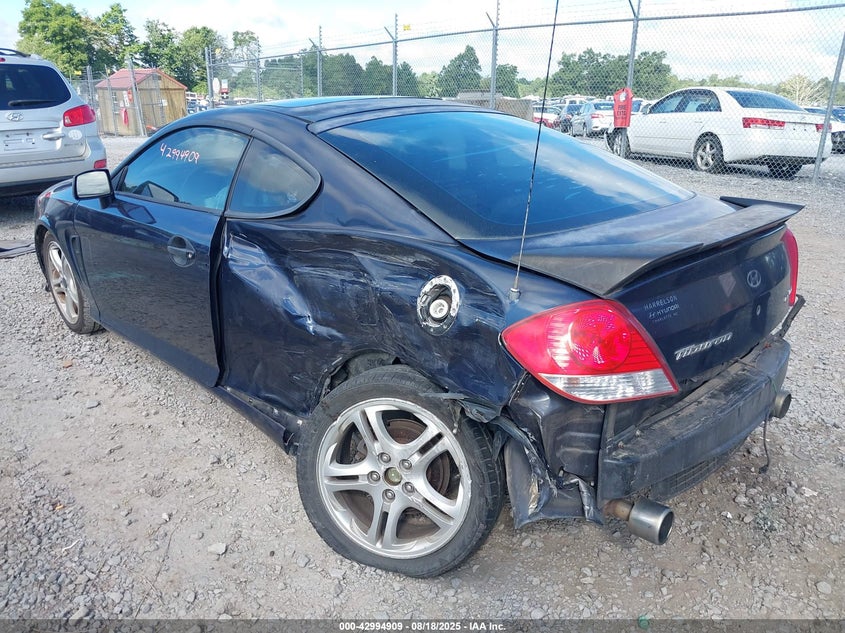 2005 Hyundai Tiburon Gt/Se VIN: KMHHN65F95U183530 Lot: 42994909