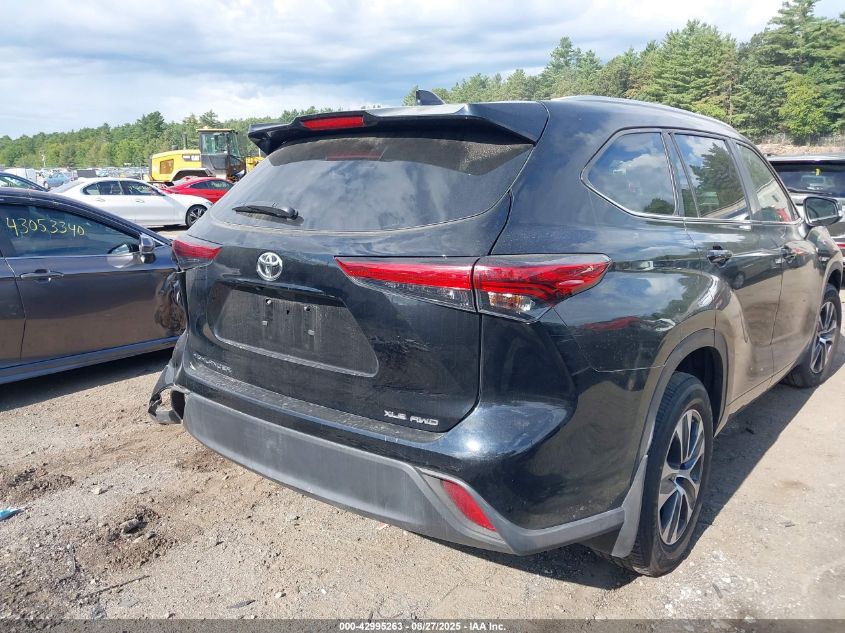 2023 Toyota Highlander Xle VIN: 5TDKDRBH4PS037371 Lot: 42995263