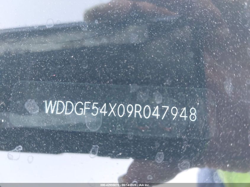 2009 Mercedes-Benz C 300 Luxury/Sport VIN: WDDGF54X09R047948 Lot: 42995870