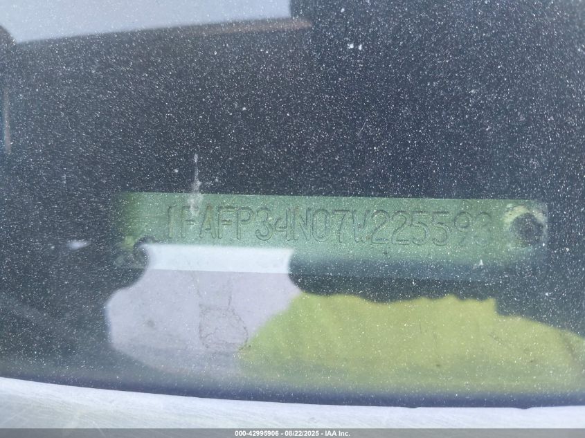 2007 Ford Focus S/Se/Ses VIN: 1FAFP34N07W225593 Lot: 42995906