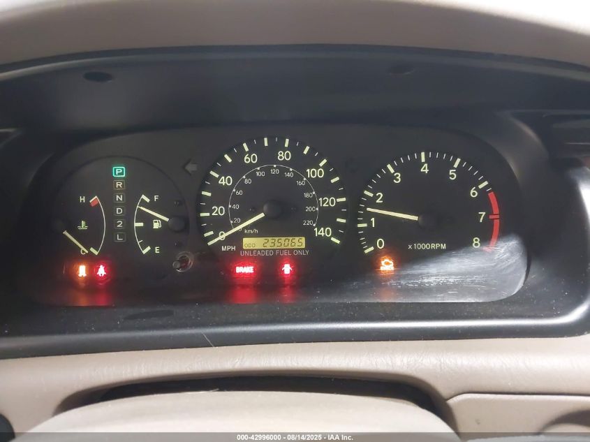 1997 Toyota Camry Le V6 VIN: JT2BF22K4V0006191 Lot: 42996000