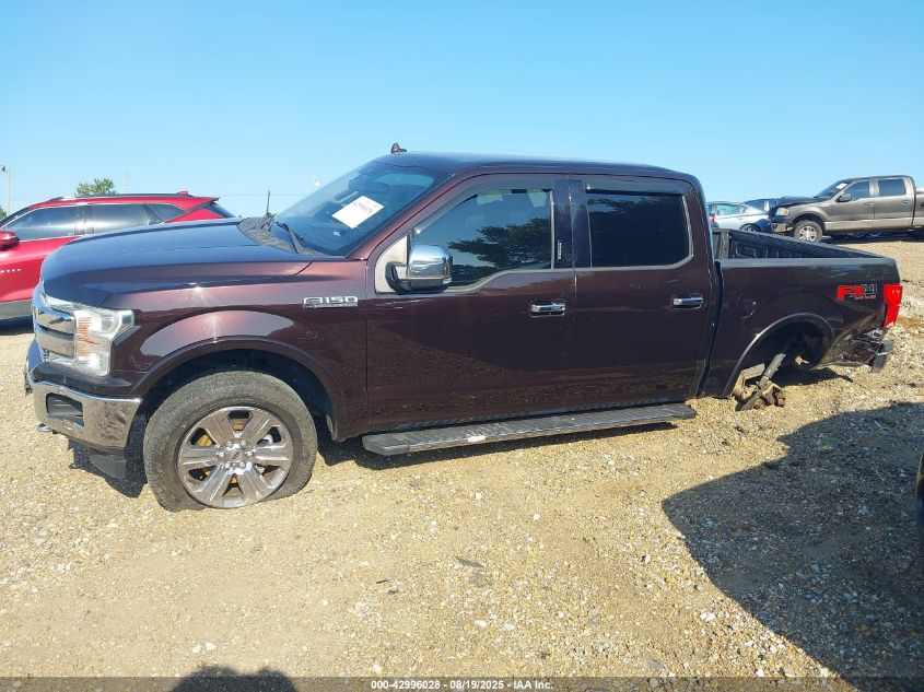 2018 Ford F-150 Lariat VIN: 1FTEW1EP7JFB04659 Lot: 42996028