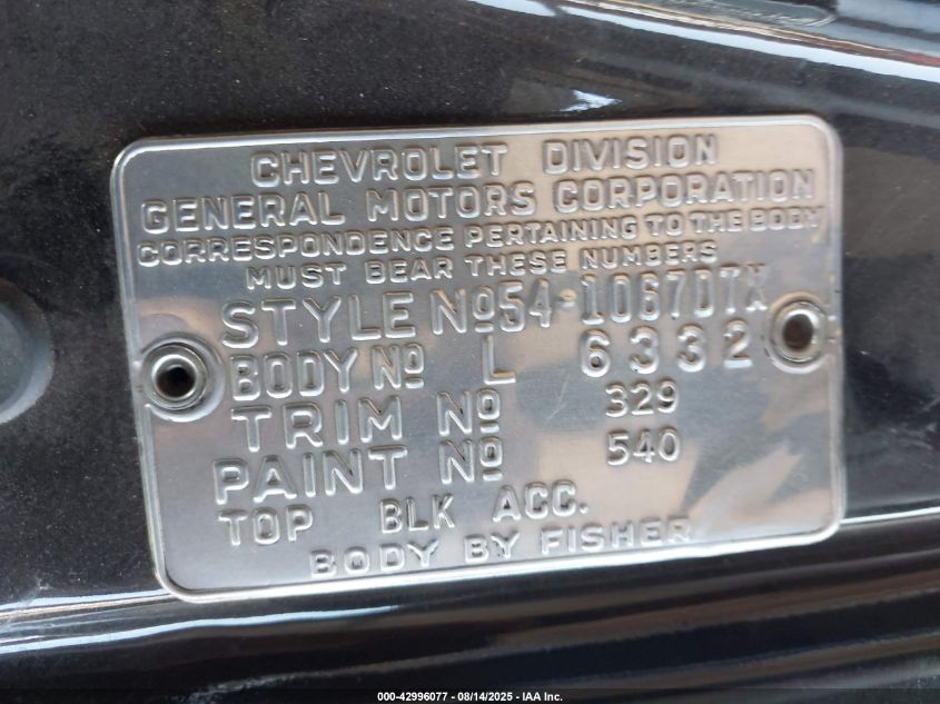 1954 Chevrolet Other - 0000000C54T036160