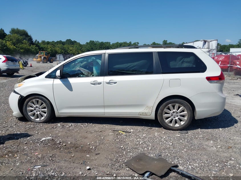 2011 Toyota Sienna Limited V6 VIN: 5TDYK3DCXBS152435 Lot: 42996237