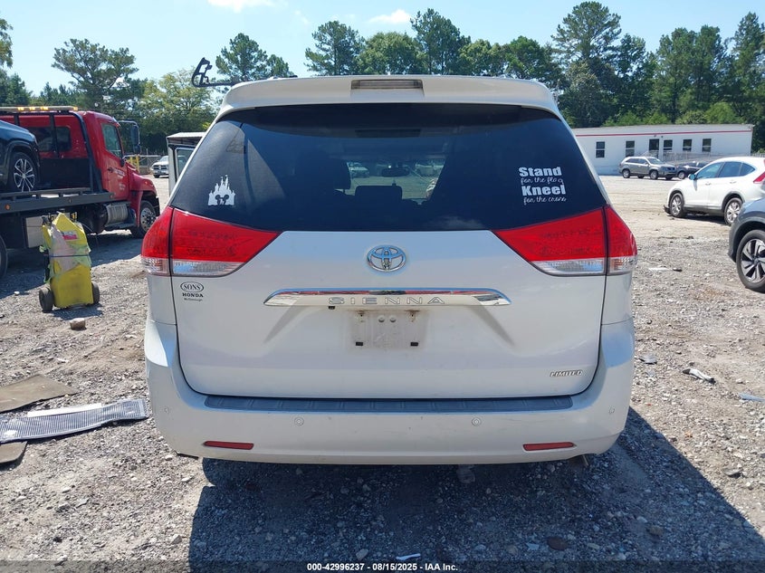 2011 Toyota Sienna Limited V6 VIN: 5TDYK3DCXBS152435 Lot: 42996237