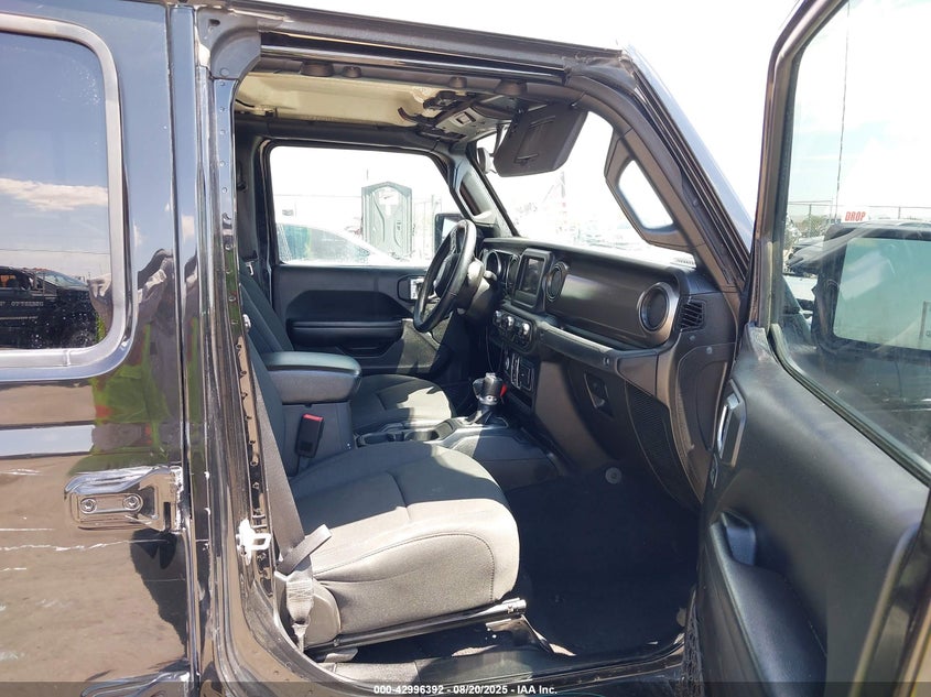 2021 Jeep Gladiator 3.6 Sport S 4x4 Black Lot 111042996392 Vin 1C6HJTAG4ML514765
