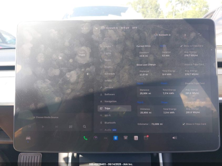 2020 Tesla Model 3 Standard Range Plus Rear-Wheel Drive/Standard Range Rear-Wheel Drive VIN: 5YJ3E1EA3LF784895 Lot: 42996403