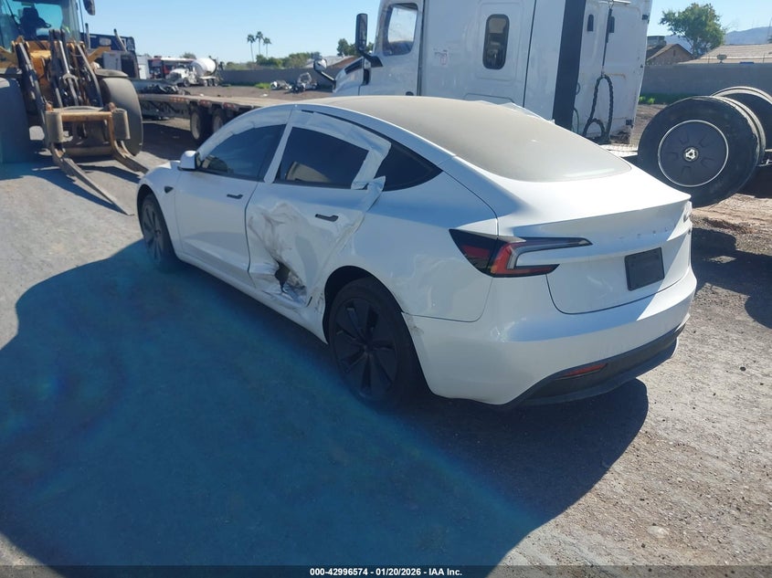 Vin: 5yj3e1ea2sf008269, lot: 43490640, tesla model 3 long range rear-wheel drive 20253
