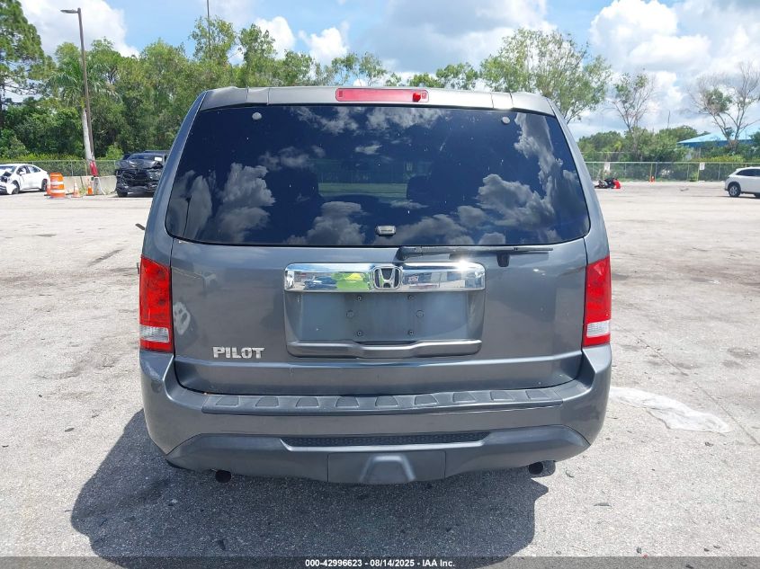 2012 Honda Pilot Lx VIN: 5FNYF3H29CB01278 Lot: 42996623