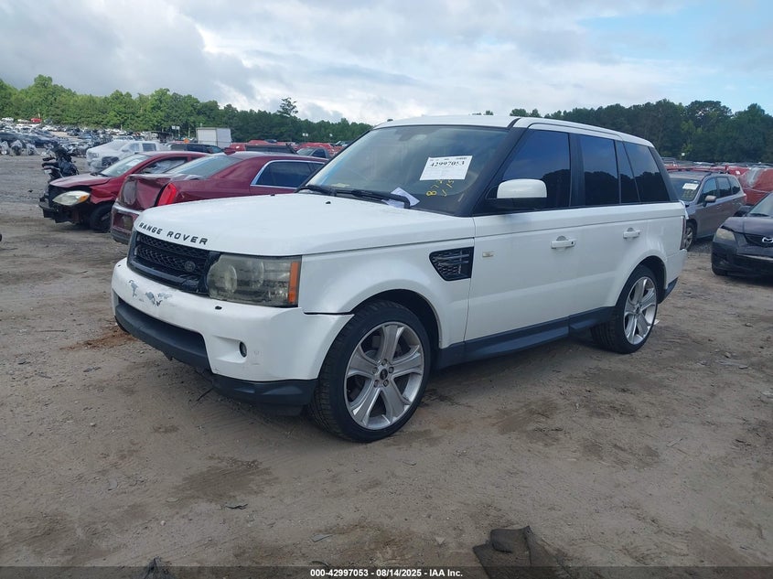 Vin: salsk2d47ca751597, lot: 43491120, land rover range rover sport hse 20122