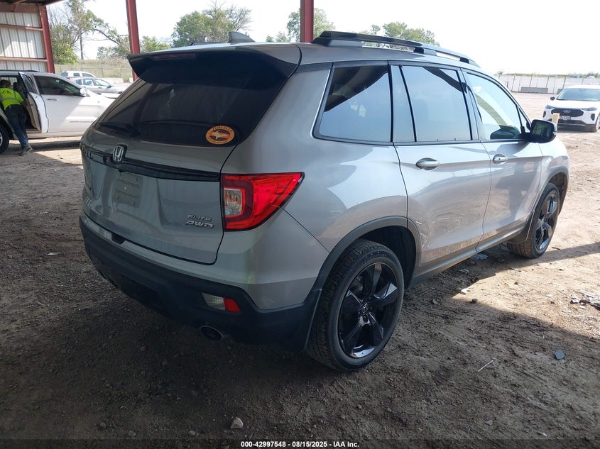 2021 HONDA PASSPORT AWD ELITE - 5FNYF8H01MB040129