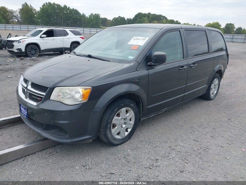 Vin: 2c4rdgbg1cr333493, lot: 43491801, dodge grand caravan se/avp 20122