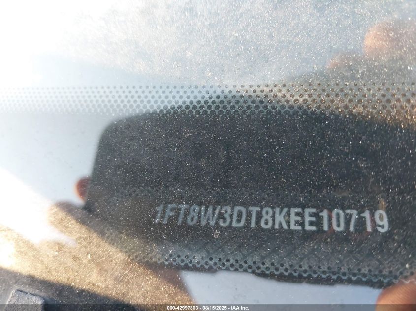 2019 Ford F-350 Lariat VIN: 1FT8W3DT8KEE10719 Lot: 42997803