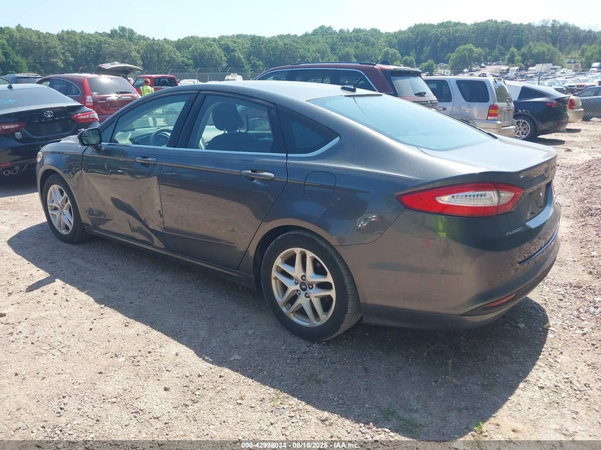 2015 Ford Fusion Se grey sedan gasoline 3FA6P0HD2FR190816 photo #4