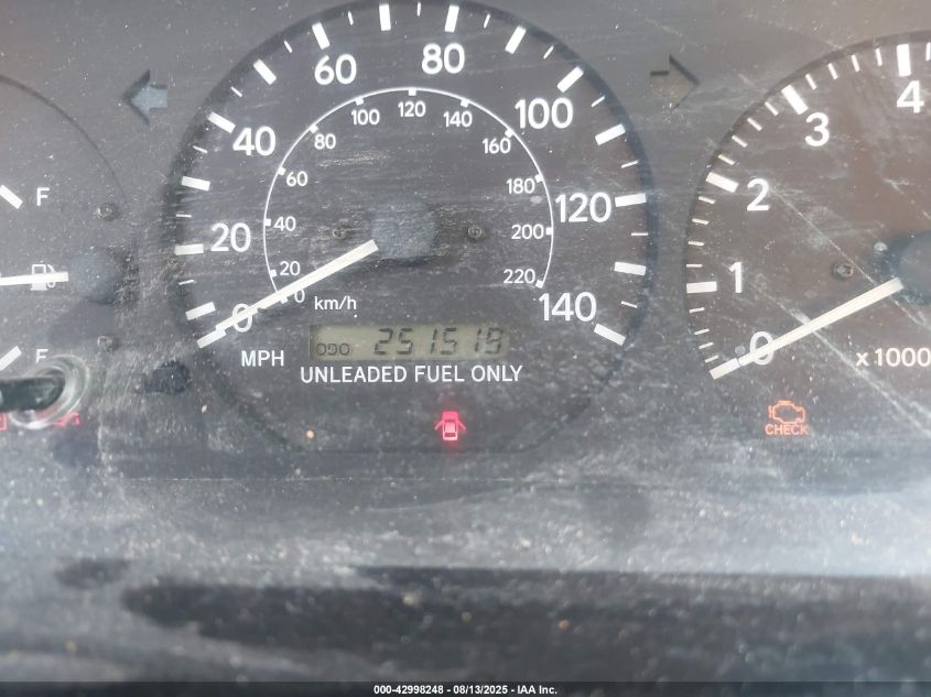 1998 Toyota Camry Ce/Le/Xle VIN: JT2BG22K7W0123732 Lot: 42998248