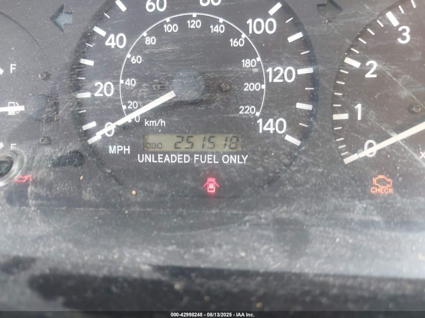 1998 Toyota Camry Ce/Le/Xle VIN: JT2BG22K7W0123732 Lot: 42998248